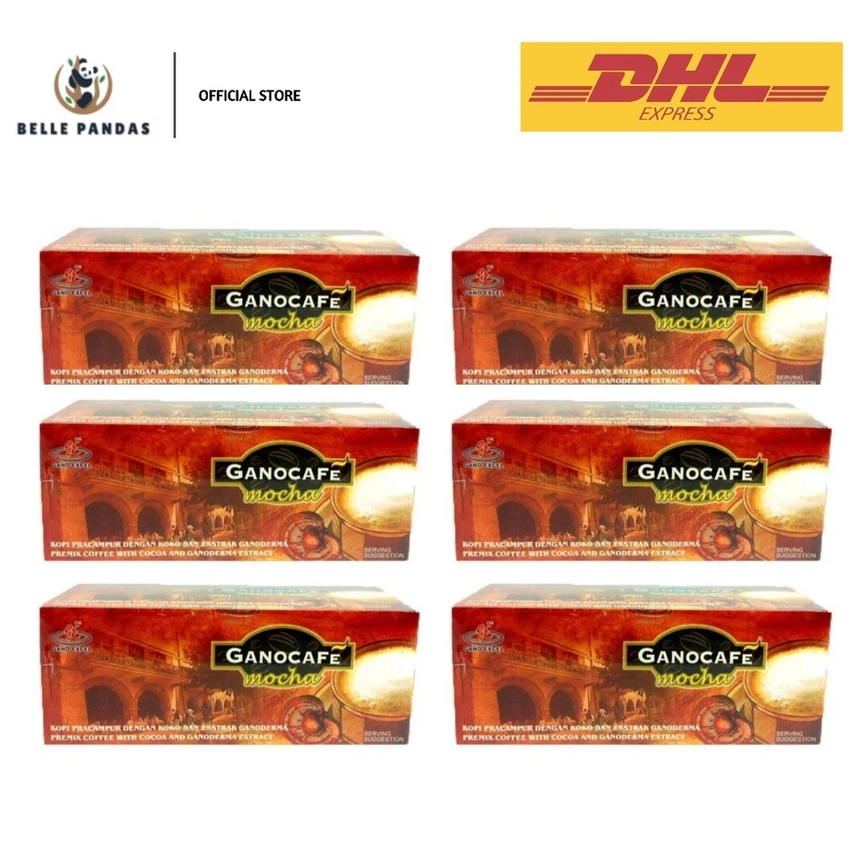 6 BOX Gano Cafe Mocha Gano Excel Ganoderma Halal 90 SACHETS + DHL - Image 1 of 4