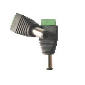 10x New 5.5mm x 2.5mm DC Power DIY Tuning Fork Plug Adapter Male Connector CCTV - Picture 1 of 4