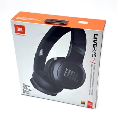 JBL by Harman  Live 675NC Wireless True Adaptive Noise Cancelling Headphones - Image 1 of 4