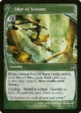 Edge of Autumn  x4 Future Sight MtG NM