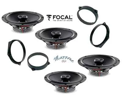 Focal ACX-165 S Set 4 Haut Parleur Pour Mini Cabriolet R52 Avant et Arrière + - Photo 1/4
