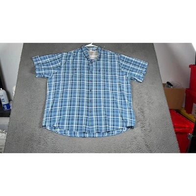 GH Bass & Co. Plaid Shirt Short Sleeve Button Up Fishing Casual 2XL - Image 1 of 4