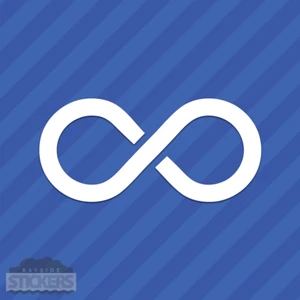 Pegatina de calcomanía de vinilo Infinity Symbol - Imagen 1 de 2