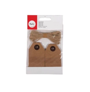 Geschenkanhänger Tags und Jute 20 Stk. - Bild 1 von 1
