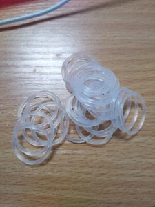 BS018 O Ring in silicone trasparente - diametro interno 18,77 mm - confezione 1000 - Foto 1 di 2