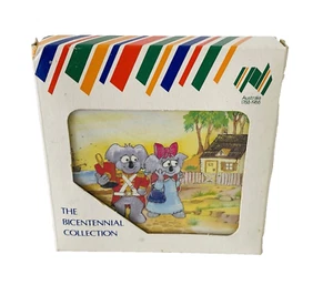 The Bicentennial Collection Coasters First Settlement Set Of 6 Vintage 1981 Casa - Bild 1 von 12