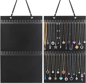 Halskettenhalter zum Aufhängen, großer Schmuck Organizer für Halsketten, Armbänder und - Bild 1 von 12