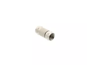 F-Type Male to Male Dual Inline Screw Connector Coupler Coax Coaxial Cable to TV - Picture 1 of 8