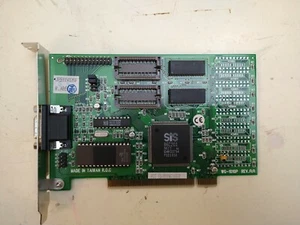 WG-1010P WG-10 SIS PCI VIDEO CARD 86C201 Used EXCELLENT - Picture 1 of 4