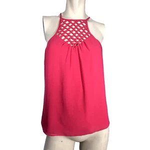Naked Zebra Womens Tank Top S Romantic Summertime Layers Coquette Julie Billiart - Imagen 1 de 7