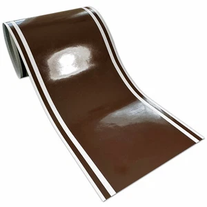 6" Brown Glossy Vinyl Racing Stripes Decal Trailer Boat Windows Pinstripes - Foto 1 di 2