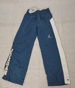 Nike Jordan Hose Vintage Air Basketball M 140-152 Blau Weiß Breites Bein Rare - Bild 1 von 7