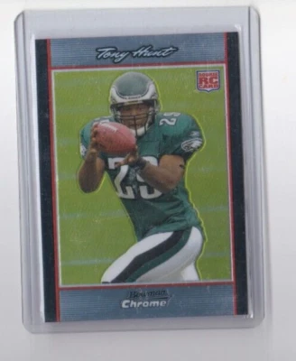 TONY HUNT 2007 BOWMAN CHROME FOOTBALL-REFRACTOR PARALLEL ROOKIE CARD-SHIPS FREE - Image 1 of 4