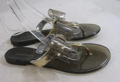 NUEVO Sandalia Smoke Verano Playa Retro Jaleas Planas Jalea Mujer Talla 5 Foto 1 de 4