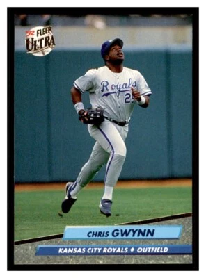 1992 Fleer Ultra #371 CHRIS GWYNN Kansas City Royals - Image 1 of 2