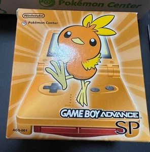 Nintendo Gameboy Advance SP Torchic Pokemon Center Limited Edition Japan unbenutzt - Bild 1 von 5