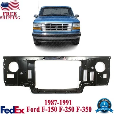Conjunto de refrigeración de soporte de radiador para Ford F-150 F-250 F-350 Bronco 1987-1991 Foto 1 de 4