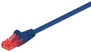 3 câbles réseau CAT 6, U/UTP ; CAT 6-1000 U/UTP BLEU 10m PL - Photo 1/2