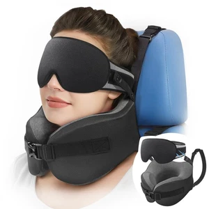 Reisekissen für lange Flugzeuge, Kopfgurt Kombination mit 3D konturierten E... - Bild 1 von 8