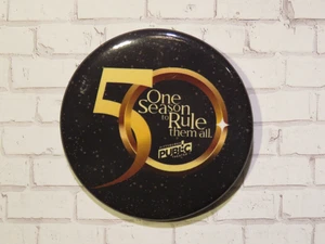 2" BUTTON Pinback: PITTSBURGH Public Theater - 50 ~ One Season to Rule Them All - Picture 1 of 2