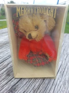 Merrythought Teddy Bear - Cheeky Bear Tartan/Scottish RARE Limited Edition - Picture 1 of 15