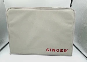 Cubierta antipolvo para máquina de coser Singer gris 12" de alto x 4-3/4" de ancho, plegable - Imagen 1 de 13