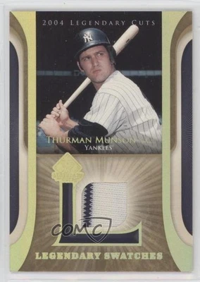 Muestras legendarias SP Legendary Cuts 2004 Thurman Munson #LSW-TM Foto 1 de 2