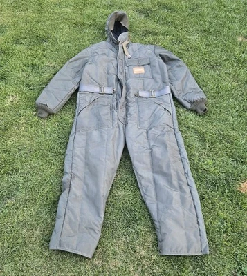 VTG RefrigiWear Heavy Insulated Work Coveralls Snow Suit Men Large Style 541 USA - Image 1 of 4