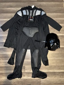 Darth Vader Youth Large Halloween Costume - Starwars 2005 Rubie's Talking Mask - Picture 1 of 16