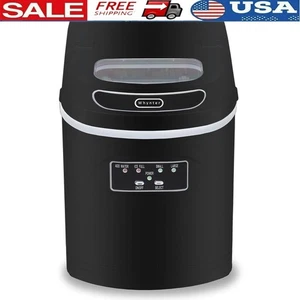 Macchina del ghiaccio portatile compatta 27 libbre macchina del ghiaccio proiettile casa bar ufficio uso - Foto 1 di 3