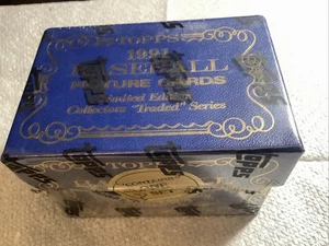 1991 Topps Traded Tiffany Factory Sealed Set Update Unopened Bagwell RC Rookie - Picture 1 of 6