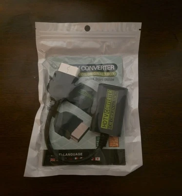 🇺🇸 Adaptador Xbox a HDMI para Consola Xbox Original, HDMI 480p/720p/1080i Foto 1 de 4