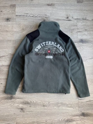 Switzerland Historic Tradition Splash Arts Men's Fleece Jacket Full Zip Swiss S - Image 1 of 4