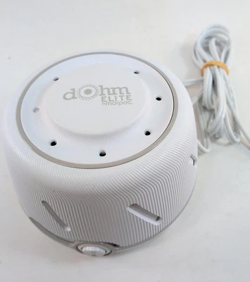Máquina de sonido de ruido natural Marpac Dohm Elite EMIDSUSWH blanca sueño serio Foto 1 de 4