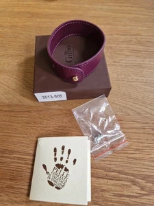 Gillio Firenze leather bracelet epoca purple - Picture 1 of 5