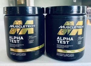 Lot of 2 MuscleTech Alpha Test Testosterone Booster 240 Capsules each NEW 10/25 - Picture 1 of 2