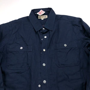 Duluth Trading Co. NUOVO XLT tubo antincendio alto flanella bottoni LS cotone camicia shacket - Foto 1 di 14