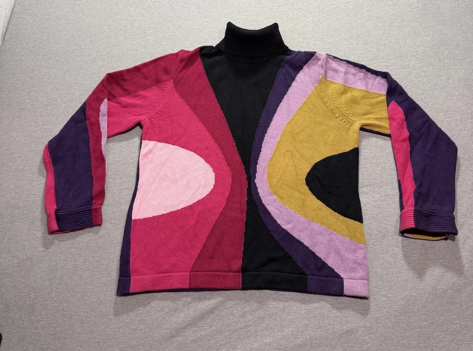 Suéter Para Mujer Susan Bristol XL Abstracto Retro Femenino Salón Indie Púrpura Foto 1 de 4