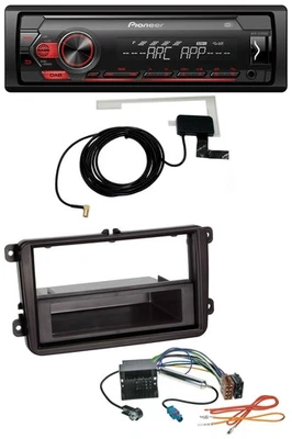 Pioneer 1DIN USB DAB MP3 AUX Autoradio für VW Caddy Golf V VI Jetta ab 03 - Bild 1 von 4