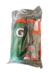 Gatorade 20 Oz Contour Squeeze Sport Water Bottle & 3 Pack Thirst Quencher Combo - Picture 1 of 5