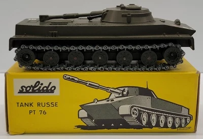 Vintage Solido Tank Russe PT 76 (Russian) "Amphibie", Excellent Condition - Image 1 of 4