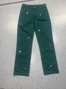 Vineyard Vines Boys Breaker Pants Snowflake Embroidery Holiday Winter,Size 16 - Picture 1 of 2