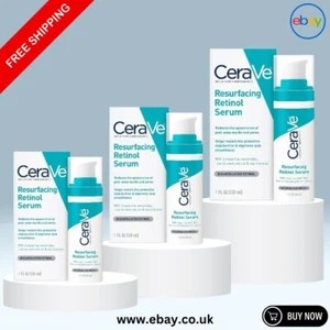 3X CeraVe Encapsulated Retinol Resurfacing Serum 30ml Post-Acne Marks Skin Free - Picture 1 of 9