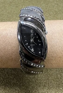 Cato Ladies Watch Spring Loaded Cuff New Battery Runs Well - Picture 1 of 5