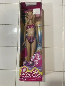 Beach Barbie Doll BCN23- Brand New Blonde Pink Bikini For Summer 2013 - Picture 1 of 10