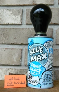 Accesorio de novedad luz negra enlatada azul Max vintage limpio, copia. 1973, lata de refresco - Imagen 1 de 7