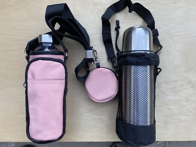 Новая одна пластиковая бутылка для воды и одна бутылка для термальной воды  - Изображение 1 из 4