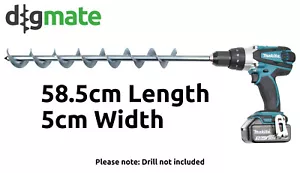 Digmate Power Garden Auger Pest Control Earth Planter Post Hole Digger Drill - Bild 1 von 3
