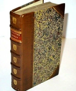 * Superb Copy * John Milton Paradise Regain'd + Samson Agonistes 1772 - Imagen 1 de 11