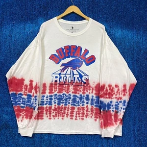 Buffalo Bills NFL Throwback Tailgate Long Sleeve Tie Dye XXL - Picture 1 of 4